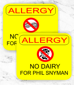 Allergy Labels